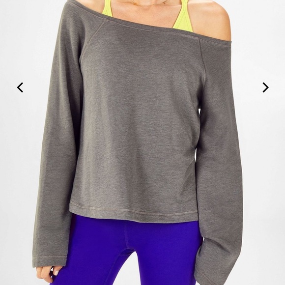 Fabletics Isabel Widesleeve Cute AF Terry Pullover - Picture 3 of 8